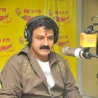 Nandamuri Balakrishna - Balakrishna At Radio Mirchi for Sri Rama Rajyam - Pictures | Picture 122226